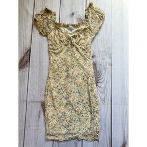 Blashe Women’s Mini Dress Floral Size Small V Neck Short Sleeve